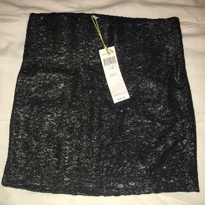 BCBGeneration black and silver skirt